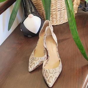 Banana Republic d'orsay leather heels